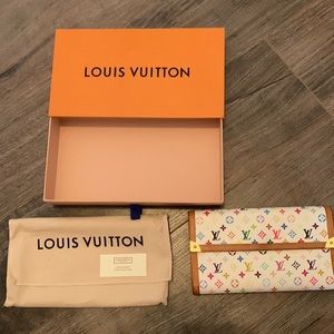 Authentic Louis Vuitton Multicolour Porte Tresor